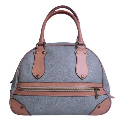 Vintage Scotchgrain Bowler Bag, front view